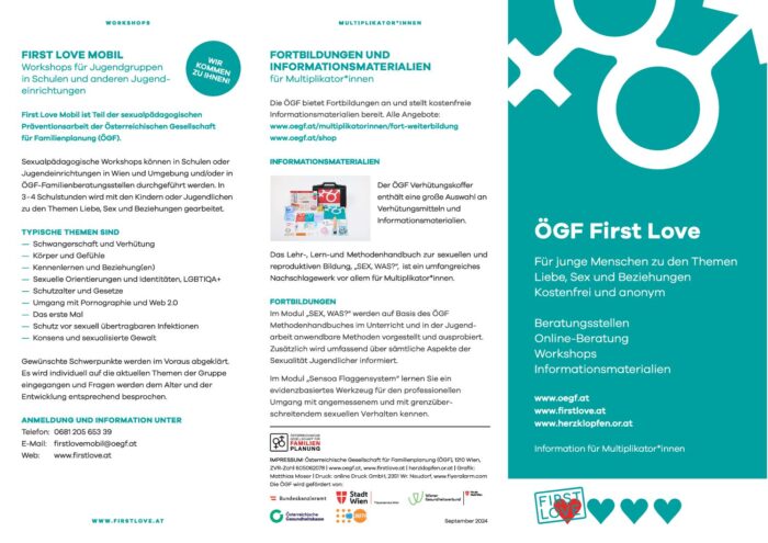 ÖGF First Love Beratungsstellen Folder – Bild 2
